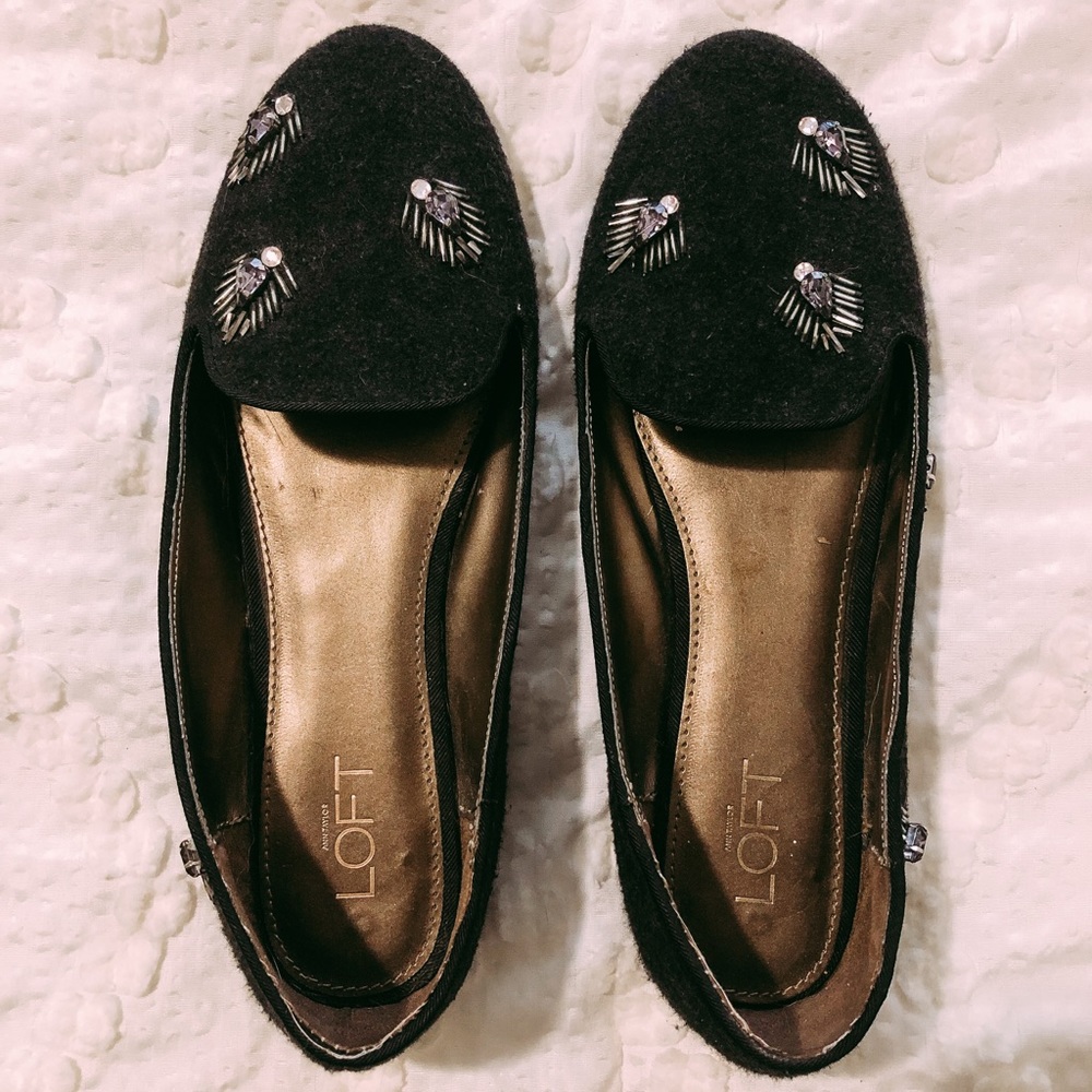 Loft Wool Smoking Slippers